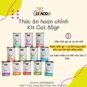 Thức ăn hoàn chỉnh Complete Cusine cho mèo Kit Cat- Lon 150gr