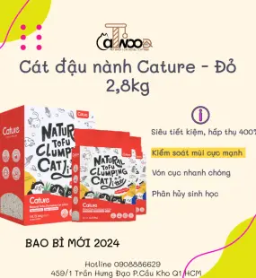 Cát vệ sinh đậu nành Cature - Natural Tofu Clumping Cat Litter