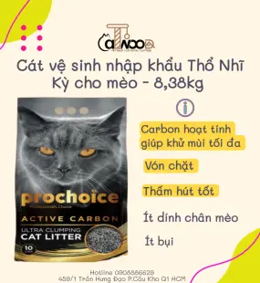 Cát Vệ Sinh Cho Mèo Prochoice Nhập Khẩu Thổ Nhĩ Kỳ - Túi 10L (8.38kg)
