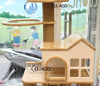 Cây cào móng cho mèo - Nội thất thông minh giúp mèo vui chơi