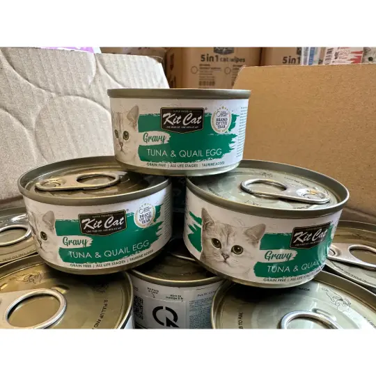 Pate Gravy Kit Cat cho mèo lon 70g